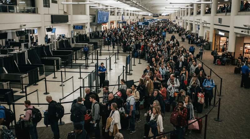 #1 - The Year TSA Ran Out of Staff and Waits Hit Four Hours (Image Credits: Gemini)