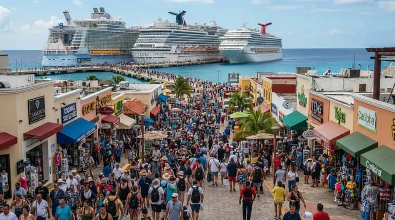#15 - Cozumel's Pier Strip, Where Every Ship Unloads Into the Same Few Blocks (Image Credits: Gemini)
