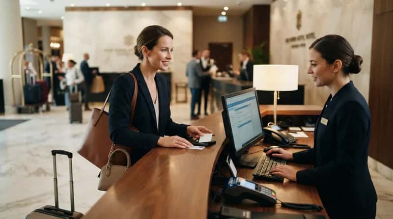 #8 - They Ask About Late Checkout at Check-In, Not at Checkout (Image Credits: Gemini)