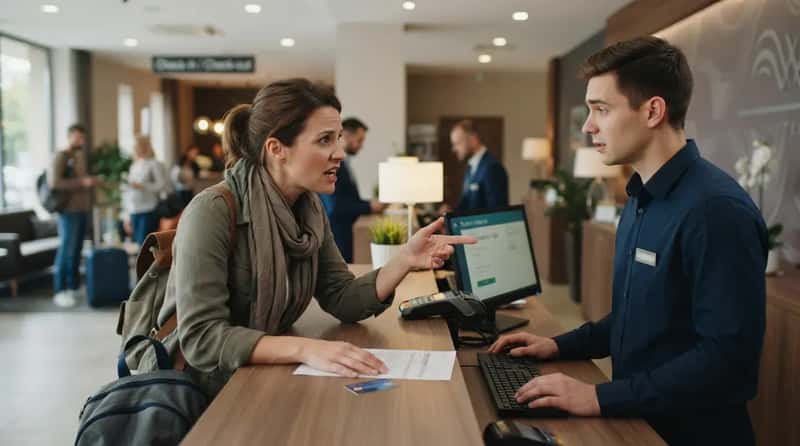 #19 - Trying to Talk the Front Desk Into a Lower Rate on the Spot (Image Credits: Gemini)