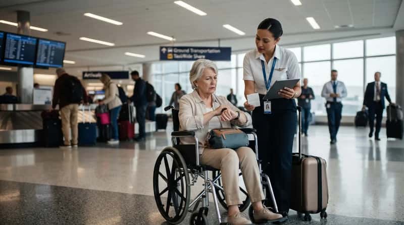 #1 - The Ride Home Airlines Must Reimburse When Your Wheelchair Doesn't Show Up (Image Credits: Gemini)