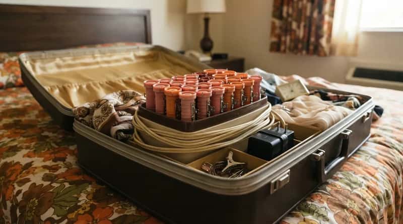 #23 - Hot Rollers Packed Like Fragile Cargo (Image Credits: Gemini)