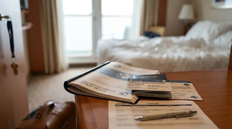 #1 - Evacuation-Level Travel Insurance Paperwork, the Real Cabin Essential (Image Credits: Gemini)