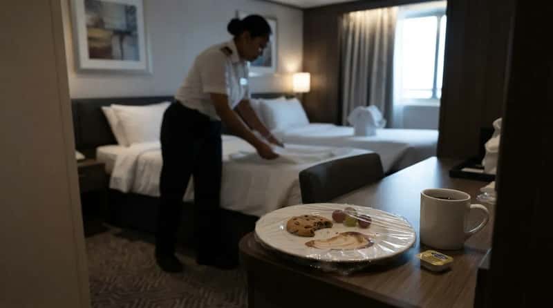 #9 - Sneaking Food Back To The Cabin Against Dining Rules (Image Credits: Gemini)