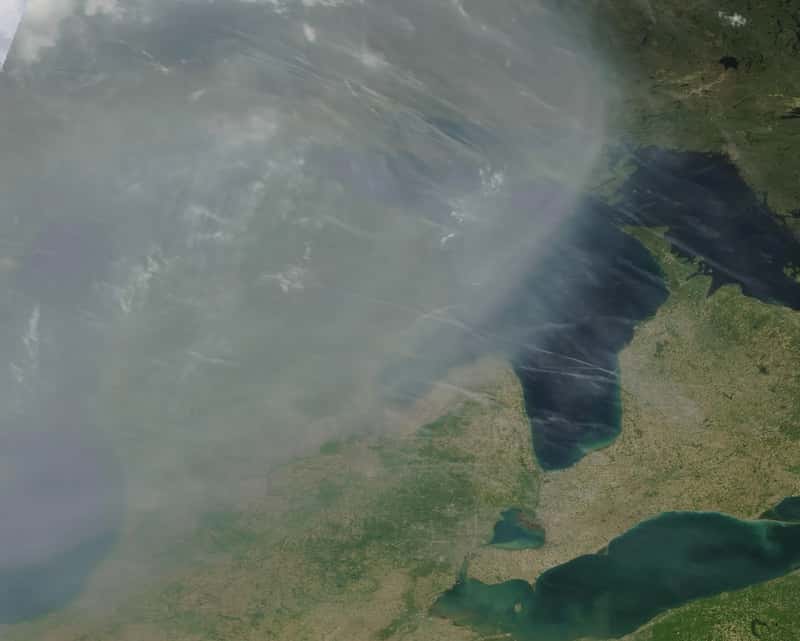 Air quality problems that ignore your itinerary (This image or video was catalogued by Goddard Space Flight Center of the United States National Aeronautics and Space Administration (NASA) under Photo ID: 2023-05-21., Public domain)