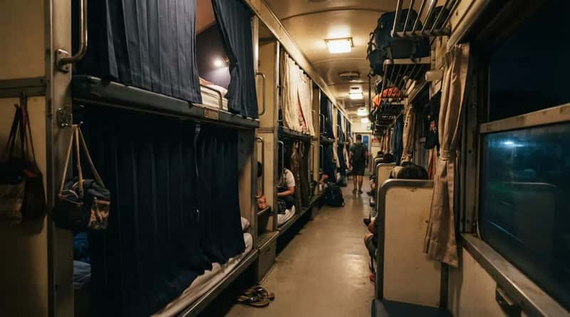 #10 - Thailand's Bangkok to Chiang Mai Sleeper: The Backpacker Classic With Curtains (Image Credits: Gemini)