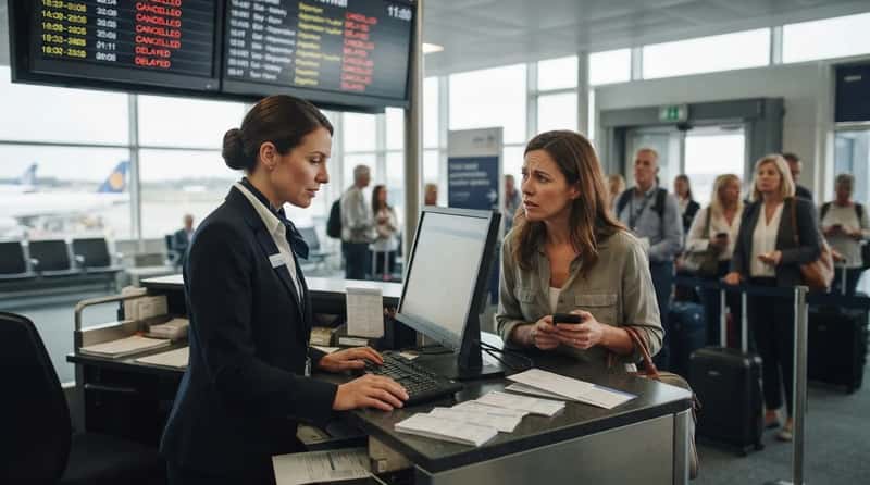 #1 - Rebooking You on a Rival Airline Is a Promise, Not a Guarantee (Image Credits: Gemini)
