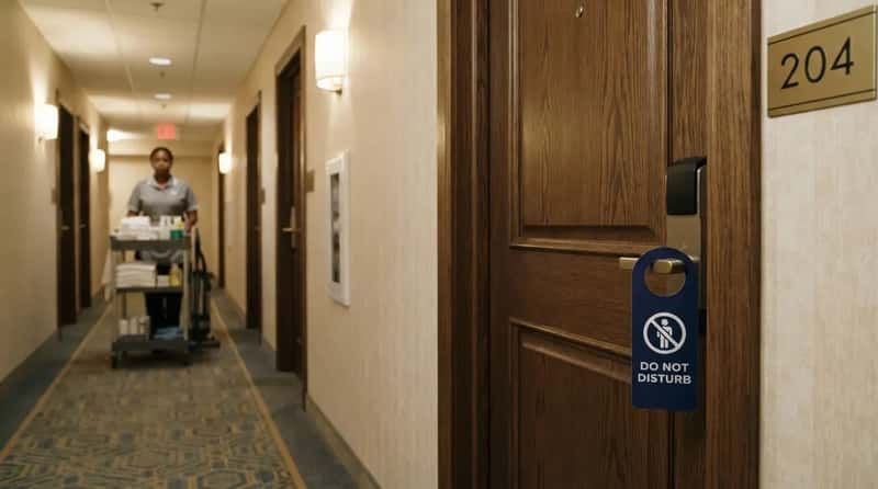 #15 - The "Do Not Disturb" Sign Means Two Completely Different Things (Image Credits: Gemini)