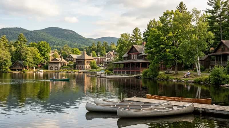 #8 - Saranac Lake, New York (Adirondacks) (Image Credits: Gemini)