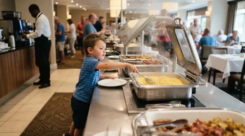 #12 - Sending Small Kids Down the Buffet Alone (Image Credits: Gemini)