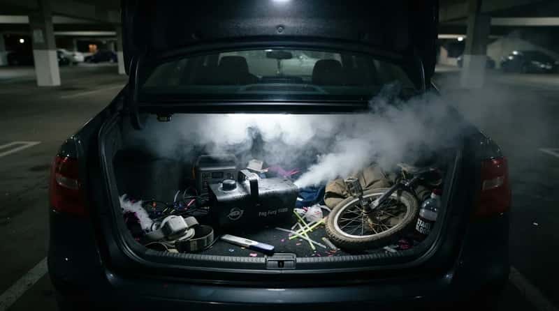 17. A Fog Machine, Still Running in the Trunk (Image Credits: Gemini)
