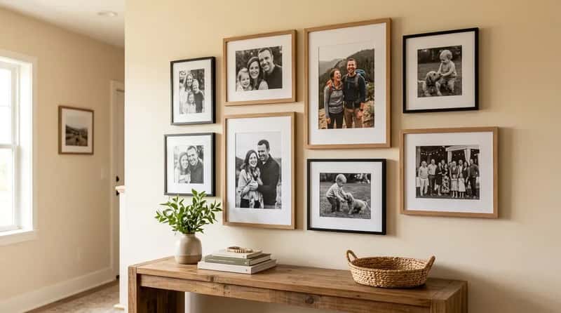 #22 - Framed Personal Photos Displayed With Intention (Image Credits: Gemini)