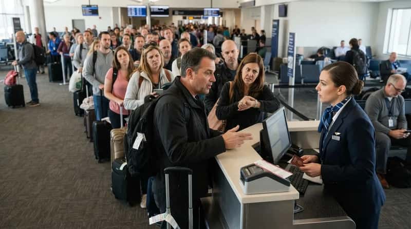#2 - Holding Up the Whole Line to Renegotiate a Seat Assignment (Image Credits: Gemini)