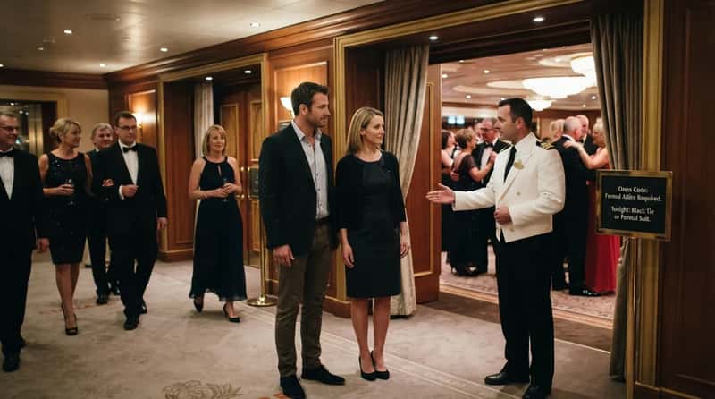#1 - Boarding a Cunard Crossing With Nothing to Wear (Image Credits: Gemini)