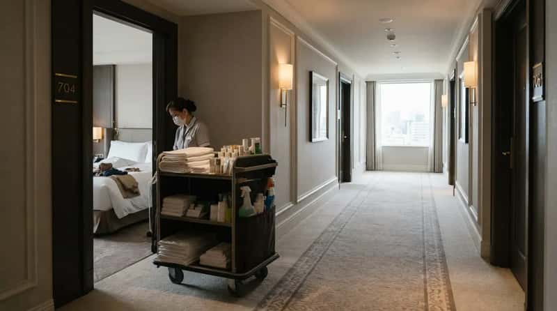#6 - They Reschedule Housekeeping Around Your Actual Morning (Image Credits: Gemini)