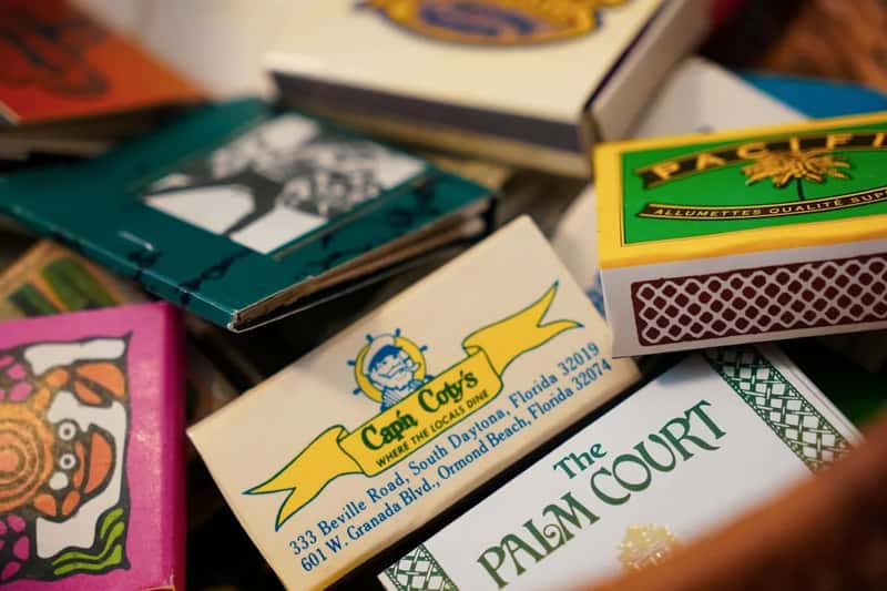 5. Hotel, casino, and airline matchbooks (Image Credits: Unsplash)