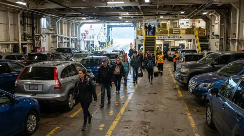 #22 - You Still Walk Through the Vehicle Deck, Not a Separate "People Door" (Image Credits: Gemini)