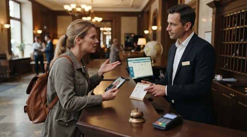 #11 - Assuming Hotel Wi-Fi Is Free Everywhere (Image Credits: Gemini)