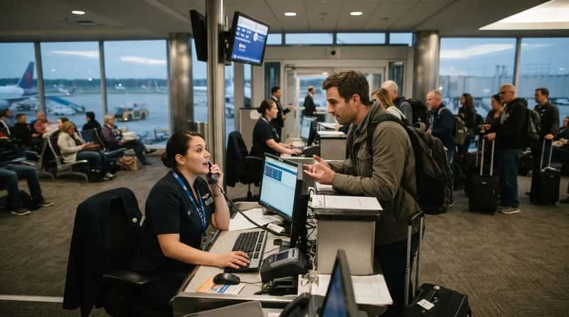 #20 - Cornering the Gate Agent for a Seat Change Mid-Boarding (Image Credits: Gemini)