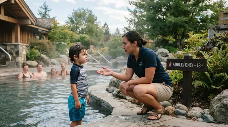 #2 - Kids Wandering Into the Adults-Only Pools (Image Credits: Gemini)