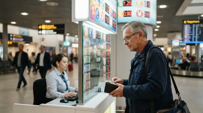 8. Currency Exchange Kiosks Are Built to Look Convenient - and Drain Your Wallet (Image Credits: Gemini)