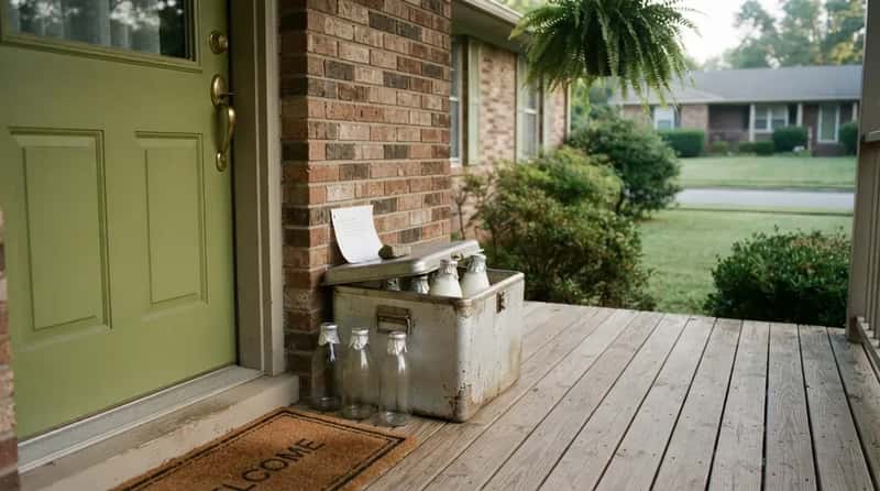 #16 - The Milkman Still Delivering Glass Bottles to the Porch (Image Credits: Gemini)