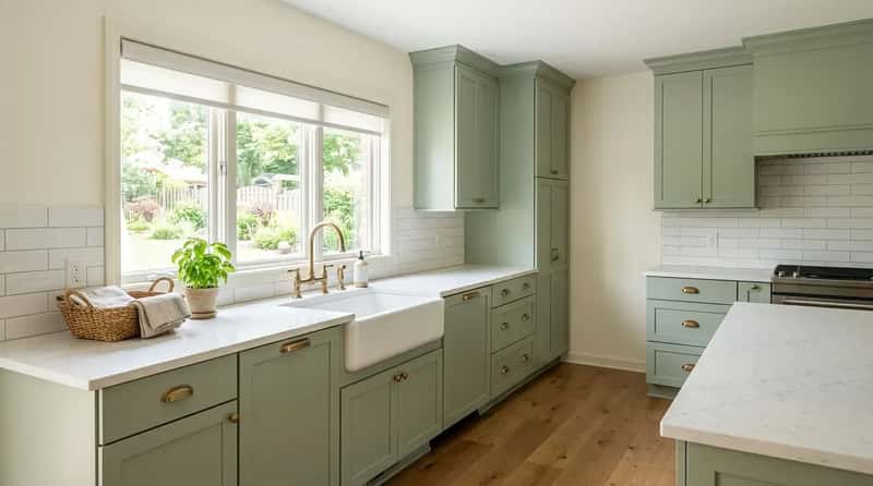 #24 - The Country Blue and Goose-Stencil Kitchen, Reimagined (Image Credits: Gemini)