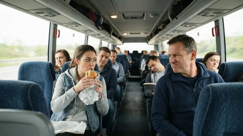 #5 - The Hot Lunch Debate Begins in a Sealed Cabin (Image Credits: Gemini)