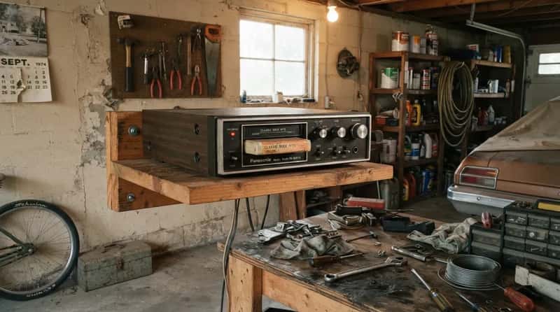 #16 - An 8-Track Player Bolted to the Wall (Image Credits: Gemini)