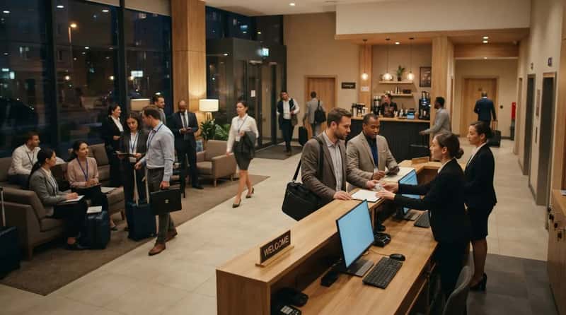 #5 - The Lobby at 7 P.M. Reveals Your Neighbors (Image Credits: Gemini)