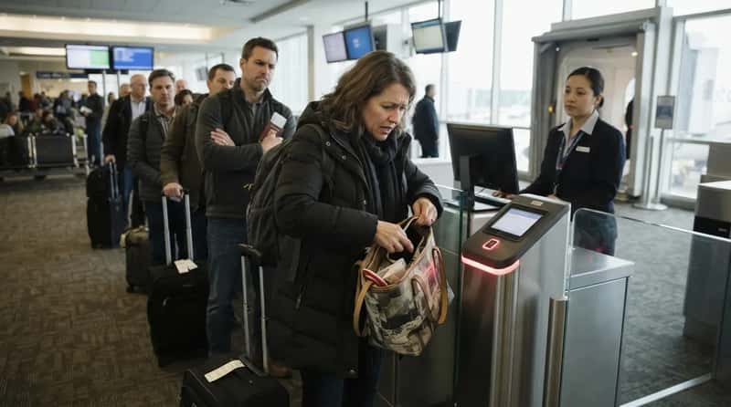 #6 - Fumbling for a Boarding Pass at the Scanner, Every Single Time (Image Credits: Gemini)