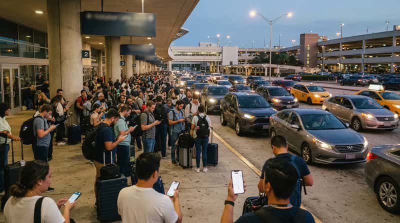 #11 - Rideshare After Landing: The Car Isn't Late, the Zone Is (Image Credits: Gemini)