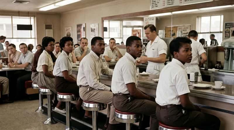 #4 - The Sit-In Was a Political Act Performed Over a Cup of Coffee (Image Credits: Gemini)