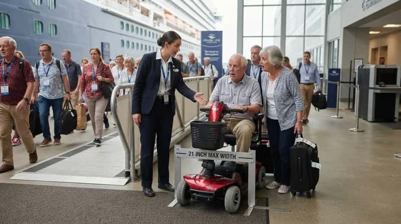 #7 - Scooters Wider Than 21 Inches Can Get You Turned Away at the Gangway (Image Credits: Gemini)