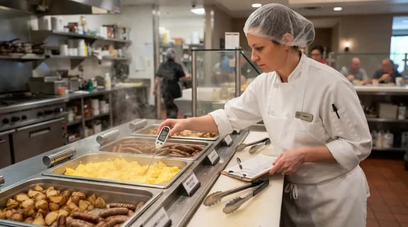 #8 - Every Hot Tray Is Racing a Food-Safety Clock (Image Credits: Gemini)