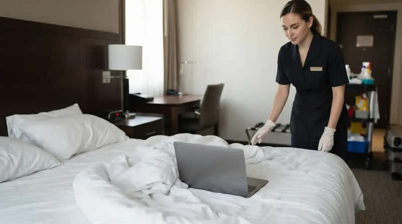 #12 - The Laptop Left Sitting on the Bed (Image Credits: Gemini)