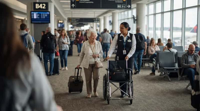 #7 - Connecting Flights Come With Escort Help (Image Credits: Gemini)