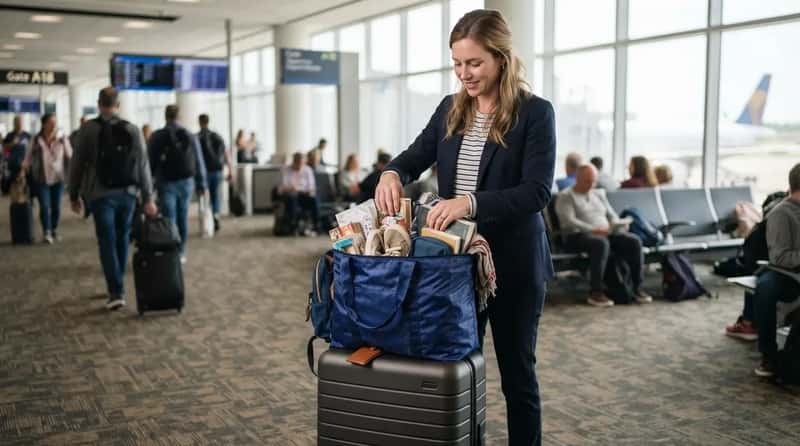 #4 - They Bring a Foldable Tote for the Trip Home (Image Credits: Gemini)