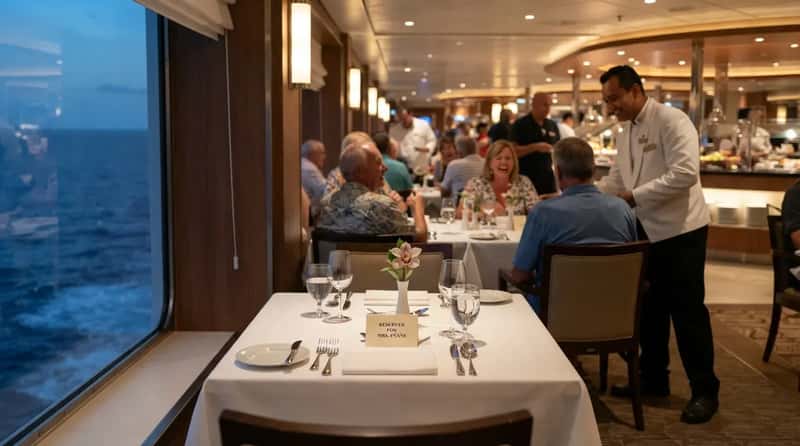 #10 - A Favorite Table Suddenly Becomes "Yours" for the Rest of the Cruise (Image Credits: Gemini)