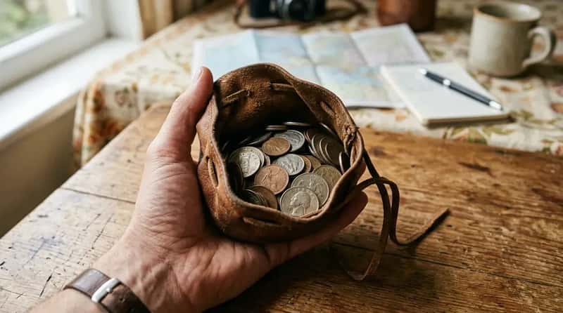 #5 - Packing a Pouch of Coins Specifically for Payphones (Image Credits: Gemini)