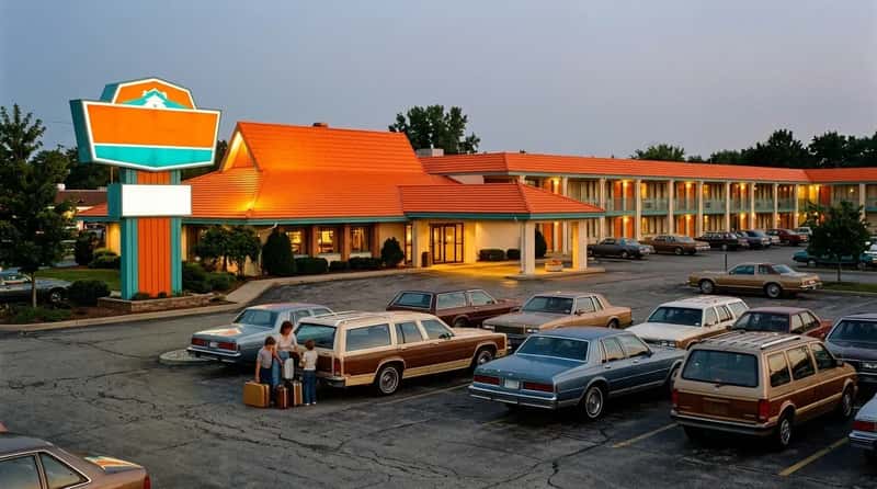 #18 - Howard Johnson's Orange Roof Meant the Night Was Saved (Image Credits: Gemini)