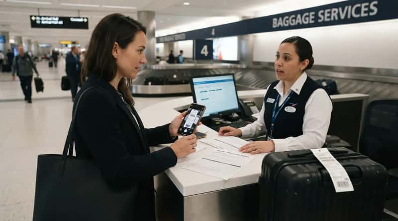#6 - The Checked-Bag Fee You Get Back When Your Suitcase Goes Missing (Image Credits: Gemini)