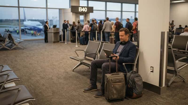 #11 - Sitting Anywhere Except Directly at the Gate (Image Credits: Gemini)