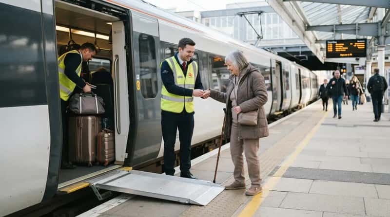 Staff Will Carry Your Bags, Find Your Seat and Set Up the Ramp (Image Credits: Gemini)