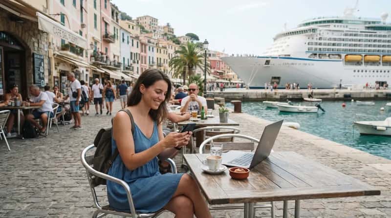 #5 - Wi-Fi Priced by the Day While Port Cafés Give It Away (Image Credits: Gemini)