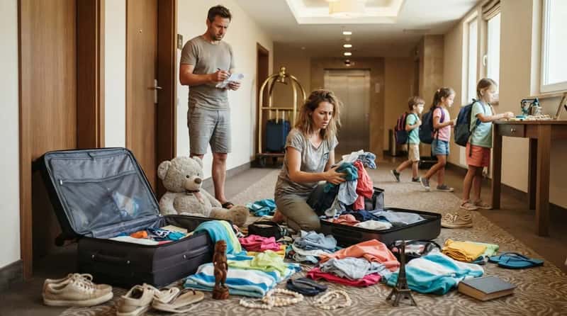 #25 - The Last-Minute Suitcase Explosion at Checkout (Image Credits: Gemini)