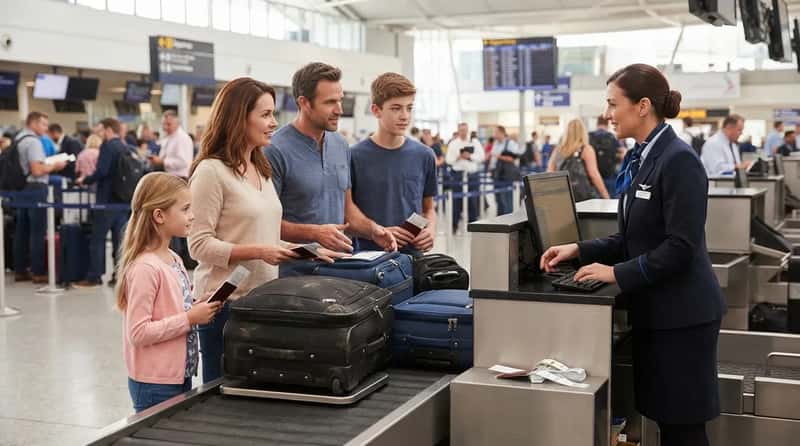 #20 - Group Bag Allowances Can Be Shared Before Check-In (Image Credits: Gemini)
