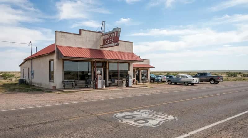 #6 - MidPoint Café: The Texas Diner at the Exact Halfway Mark (Image Credits: Gemini)