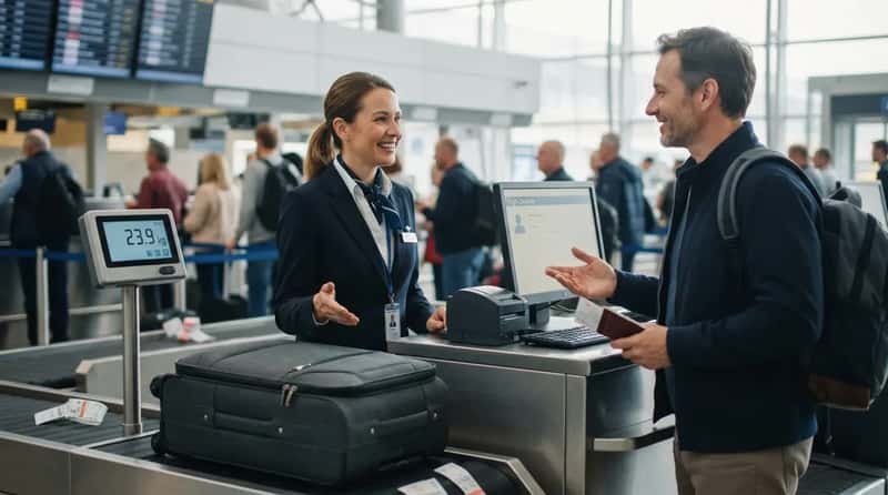 #11 - The Overweight Bag Fee an Agent Chooses Not to Charge (Image Credits: Gemini)