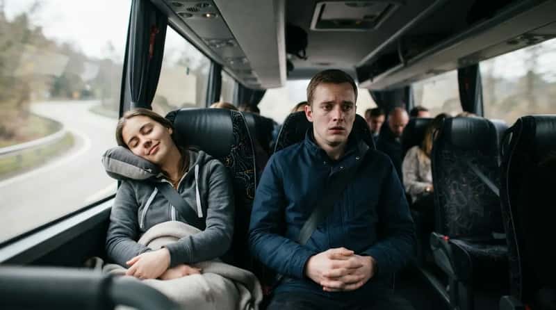 #6 - The Peaceful Sleeper and the Quietly Queasy Look Very Different (Image Credits: Gemini)